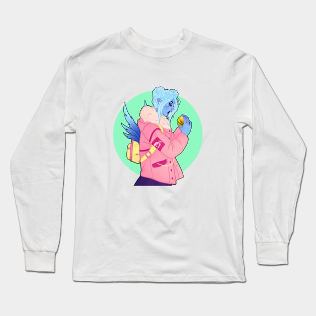 Cute Vengeful Spirit Long Sleeve T-Shirt by LinDemonic